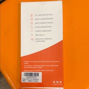 Black Phone Case for Galaxy S24 Plus